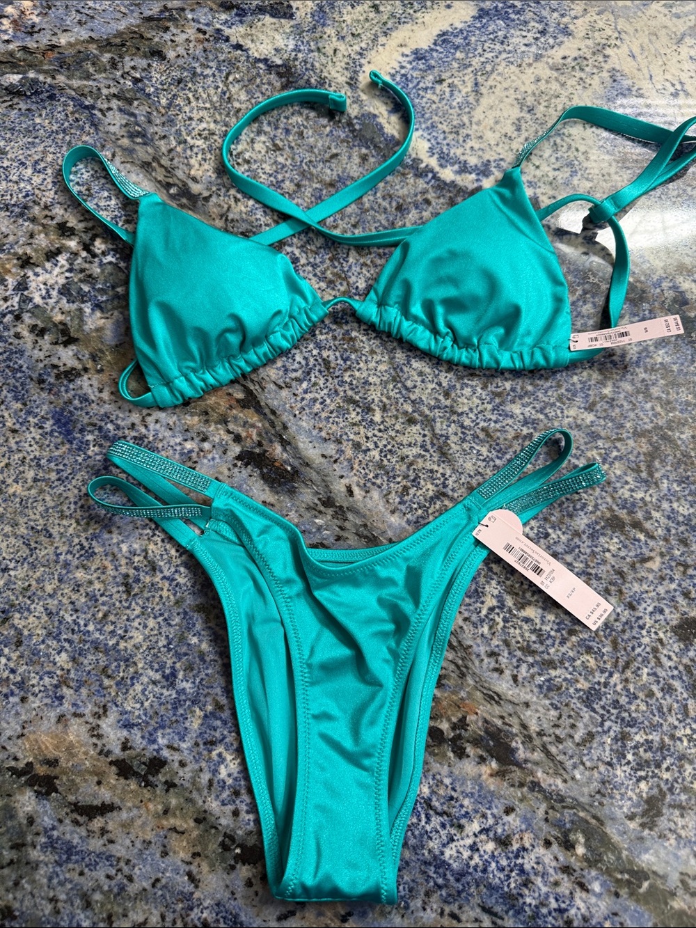 Victoria's Secret Teal Bikini Set